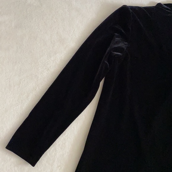 {VTG} J.R. Nites by Caliendo | Long Velvet Velour Open Front Cardigan Jacket (S) - Picture 13 of 16